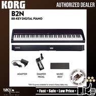 Korg B2N 88 Key Digital Piano Natural Touch Keyboard - Black (B2 B2-N)