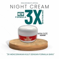 [NEW FORMULA SMALL] NIGHT CREAM WHITENING BOOSTER 3X 5GM (Krim malam formula baru)