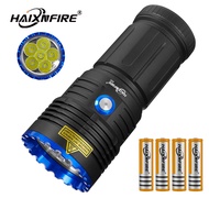 HaixnFire H35 Outdoor camping light 6PCS*LED light 8000 lumen floodlight USB charging flashlight Out
