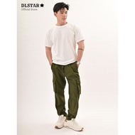 DLSTAR Relaxed Fit Straight Cut Cotton Utility Cargo Pants