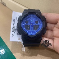 G-SHOCK GA100BP-1A Blue Paisley Series 100% Authentic.GA100/GA-100BP/GA-100BP-1ADR