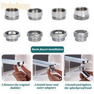 PXLOHOP Faucet Adapter Set, 18/20/22/24mm To 22mm With Washer Water Filter Adapter,  Metal Faucet Co