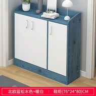 Shoe cabinet home door simple foyer cabinet large-capacity shoe cabinet wooden shoe rack shoe cabine