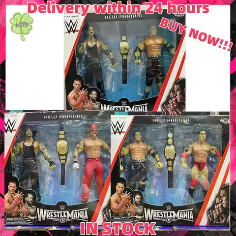 IN STOCK WWE WrestleMania Wrestler Rey Mysterio Action Figures John Cena The Undertaker Figures Pvc 