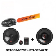 JBL STAGE3-607CF 2-Way Component Speaker (Front) + JBL STAGE3-627F 2-way Coaxial Speaker (Rear) New 