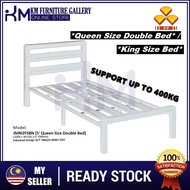 KM Furniture Gallery 3V Queen/ King Size Bed Frame Super Base Heavy Duty/ Katil Queen/ Katil King (J
