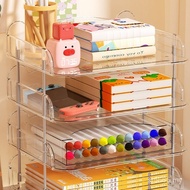 Classification Student Desk A4 Organize Bookshelf Storage Rack Storage Rack Layered Subject Book Des