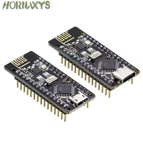 RF-Nano for Arduino Nano V3.0, Type C Nano Board ATmega328P CH340 Integrate NRF24L01+2.4G Wireless C