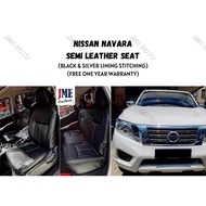 [JME CUSHION] NISSAN NAVARA (2007 - 2024) FITTING SEWN LEATHER SEAT *JAHIT MATI SEAT*