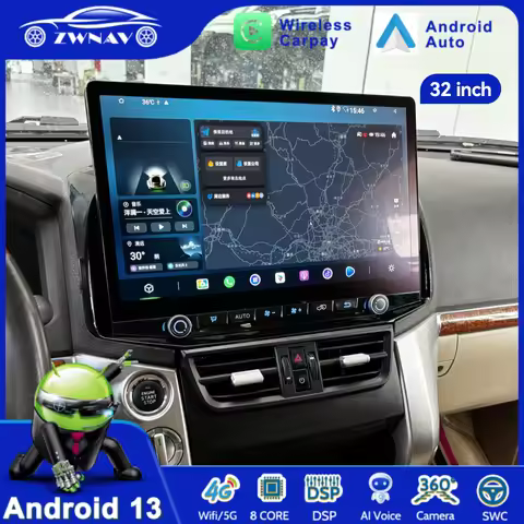 32'' Android13 For Toyota Land Cruiser 200 LC200 2008-2015 GXR VX VXR Car Screen Navi Carplay Car Ra
