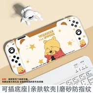 Cute Winnie the Pooh Nintendo Switch OLED Protective Slim Cover Soft Case Compatible with Switch &amp;Switch Oled