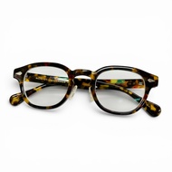全新 △ MOSCOT Lemtosh Wellington 玳瑁紋眼鏡，哈瓦那ブラウン， 46□24-145，可搭配近視鏡片，男士款