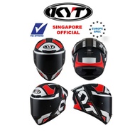 KYT TT Course Electron Matt Red Full Face Helmet | PSB Approved