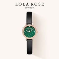 Lola Rose nhỏ xanh lá cây watchladies xem niche ánh sáng sang trọng thực sự malachite đồng hồ