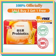 WEIDER Multi-Strain Probiotic 50B CFU | Gut Flora & Immune Support, 90 Sachets (Travel-Friendly, Non