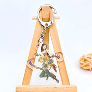 FINAL FANTASY IX keychain FF9 Anime peripherals lovely Pendant Zidane Tribal Double Sided Acrylic Ca