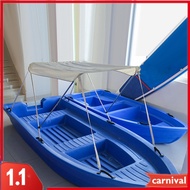 Sunniiee ร่มกันแดดฝาครอบครอบหลังคาด้านบนเรือพับได้สำหรับเรือ1-1.5เมตรกว้างแฉ145X105X105ซม. แข็งแรงเต