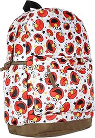 Sesame Street Elmo Backpack – Kids School Bookbag with Laptop Sleeve, Padded Straps & Side Water Bot