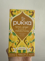 Pukka lemon ginger & a touch of manuka honey 英國蜜糖茶葉盧卡蜂蜜薑茶