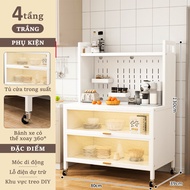 GSlife Kệ Nhà Bếp Đa Năng Tủ nhà Bếp 4/5/6 tầng kệ để đồ nhà bếp bát đĩa kệ lò vi sóng