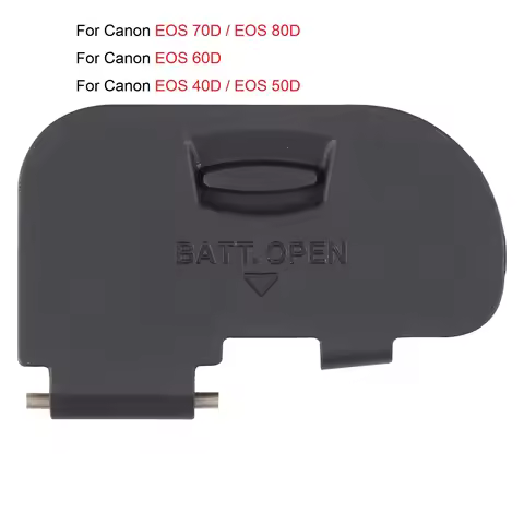 Battery Compartment Cover For Canon EOS 40D/EOS 50D/EOS 60D/70D/EOS 80D Repair Battery Door Cover Ac
