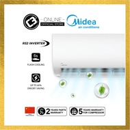 (Klang Valley) Midea 1.0HP 1.5HP 2.0HP 2.5HP R32 Inverter MSXS Xtreme Save Inverter Wall Mounted Air