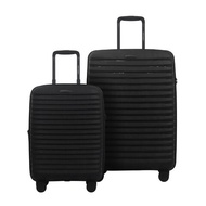 HUSH PUPPIES LUGGAGE Hardcase Luggage HP69-4033, Black, 20" + 24"