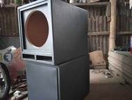 box subwoofer 12 inchi full mdf tutup kain mini scoop box speaker 12" lapis spoon kulit tebal 15 mm
