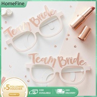 [HF] Bachelorette Party Paper Glasses Rose Gold White to be Wedding