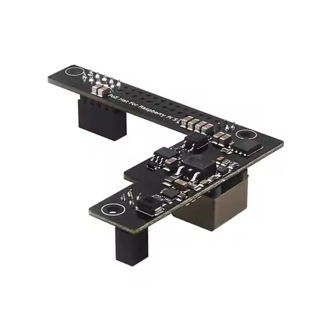 Exquisite-POE HAT Expansion Board For Raspberry Pi 5, 5V 4.5A Isolated Module, IEEE 802.3AF/AT Moudl