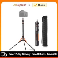 Andoer SL25-5 85.03” Foldable Tripod Stand Aluminum Alloy 5 Sections Adjustable 5kg/11.02lbs Load Ca