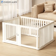 Dog Fence Indoor Panoramic Dog Playpen Transparent Acrylic Pet Fence Splicing Isolation Puppy Plaype