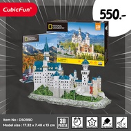 3d Jigsaw Puzzle Travel City Germany neuschwanstein castle DS0990 Cubicfun Brand