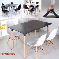 (FurnitureSG) Designer Eames Dining Chair/Table/Set