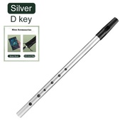 Miwayer Authentic Irish Whistle Flute C/D Key Tin Penny Whistle with 6 Holes Perfect Traditional Iri