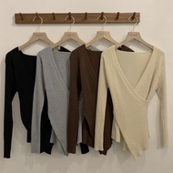 CRIS V KNIT TOP | BlouseKnit V | Knit Top | Kimono Blouse | Criss Top