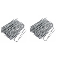 Gardening Planting Fixed Ground Spikes U Shaped Landscape Ground Pin Garden Stakes Securing Pegs