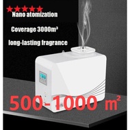 500-1000m2 Oil Diffuser Machine Purifier 800mlPengharum Ruangan Fresh