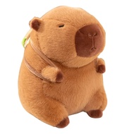 QUANIAN Capybara Capybara Hamburg Plush Toys With Hamburg Simulation Capybara Stuffed Dolls Sleeping