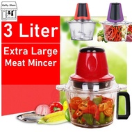 [LARGE CAPACITY] 3L 350W Electric Multi Function Meat Mincer Chopper Grinder Blender Food Pengisar M