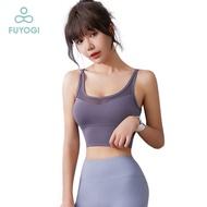 FUYOGI Sports Bra Women's Back Crossover Bra