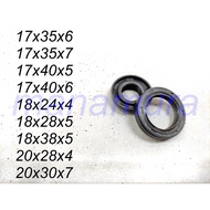 Oil Seal 17x35x6, 17x35x7, 17x40x5, 17x40x6, 18x24x4, 18x28x5, 18x38x5, 20x28x4, 20x30x7