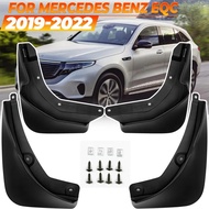 4PCS For Mercedes Benz EQC 400 2019~2022 Mudflaps Mud Flaps Mudguard Splash Fender Cover Car Accesso