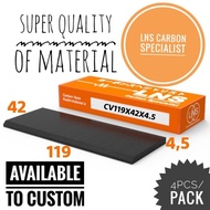 Carbon vane 119x42x4.5mm