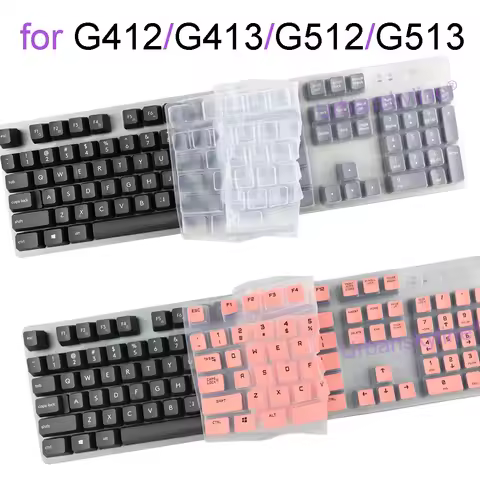 Keyboard Cover for Logitech G512 Carbon G513 G412 SE G413 SE Mechanical for Logi Silicone Protector 