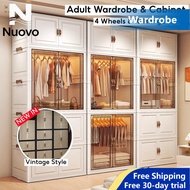 【OVO】Next Day Delivery Box Pro | 65/75cm Adult Foldable Wardrobe Cabinet Drawer Closet Organizer Clo