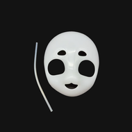 NEW New kig skull mask furry headdress face fabric kig mask little fox animal skeleton fur costume w