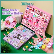 Blisso 40 Holes Kuromi Lottery Hole Blind Box Toys Sanrio Pendant Mystery Box Poke Doll Keychain