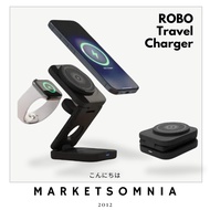 Elavo Charger Portable TRAVEL ROBOT 3 in 1 Magnet Wireless Charger Stand Dock NOT ANKER AUKEY iPhone