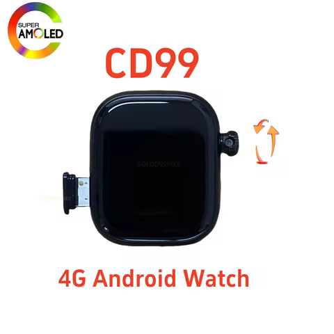 CD99 S9 S10 Smart Watch Smartwatch With 800W Rotating Camera GPS WIFI Compass 4G SIM Card 128GB Mome